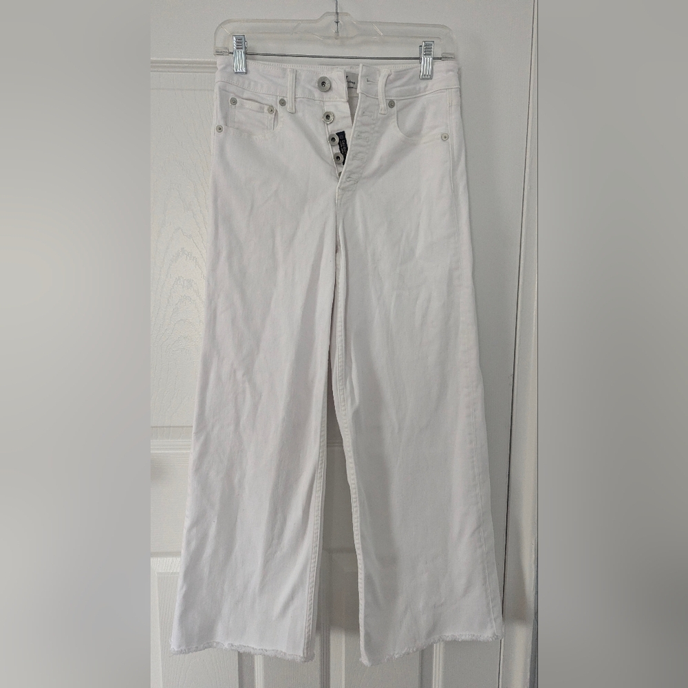 Vineyard Vines White Wide-Leg Jeans 24 Size